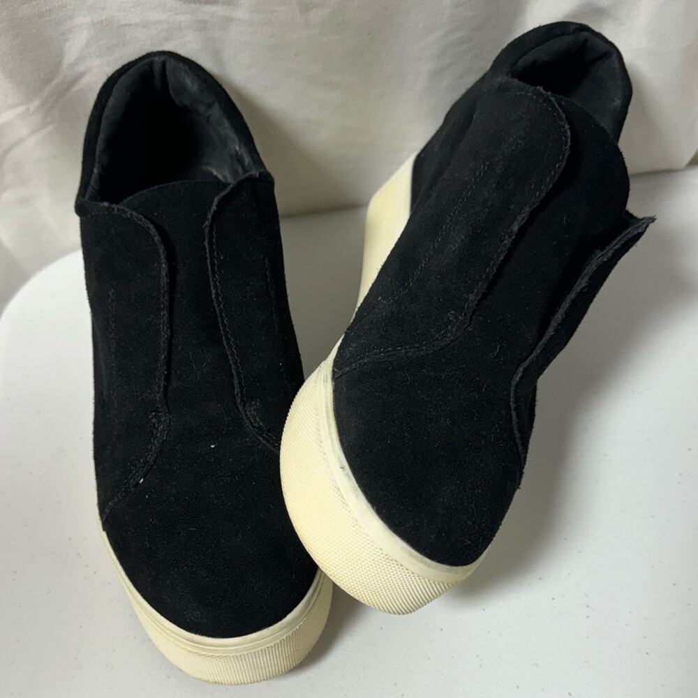 JSlides Starr Black Suede 8.5